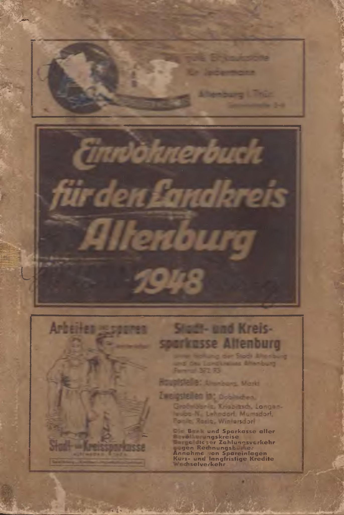 Einwohnerbuch für den Landkreis Altenburg 1948