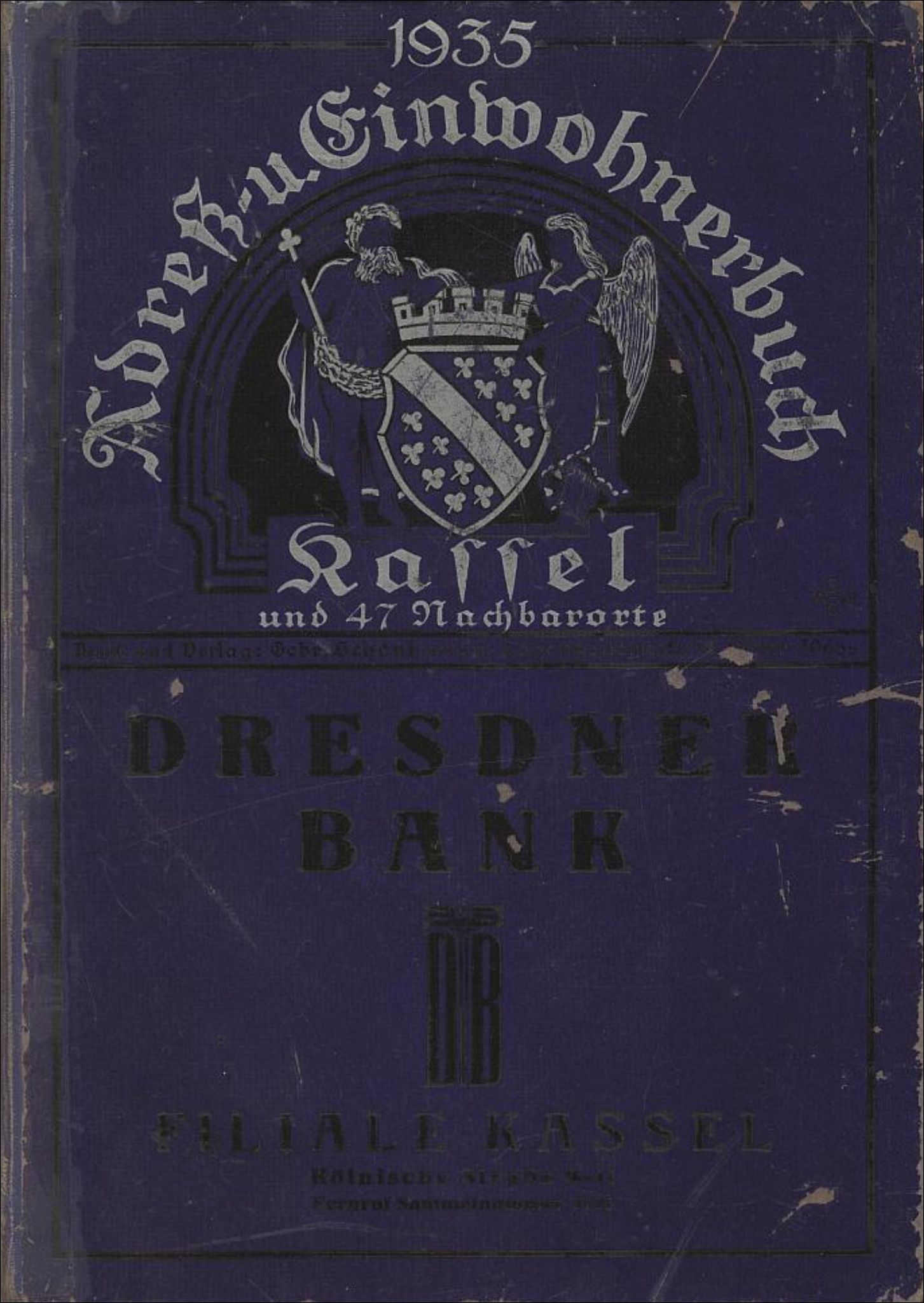 Adreß- u. Einwohnerbuch der Stadt Kassel 1935